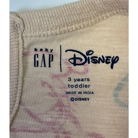 Baby Gap/Disney 3Toddler Multiple ColorsTrapeze Minnie Face  Dress - Picture 11 of 13